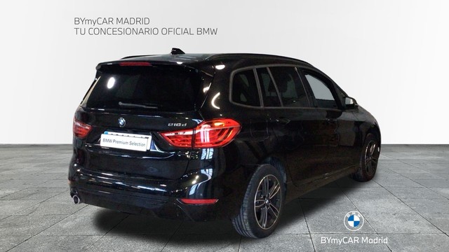 BMW Serie 2 216d Gran Tourer color Negro. Año 2021. 85KW(116CV). Diésel. En concesionario BYmyCAR Madrid - Alcalá de Madrid