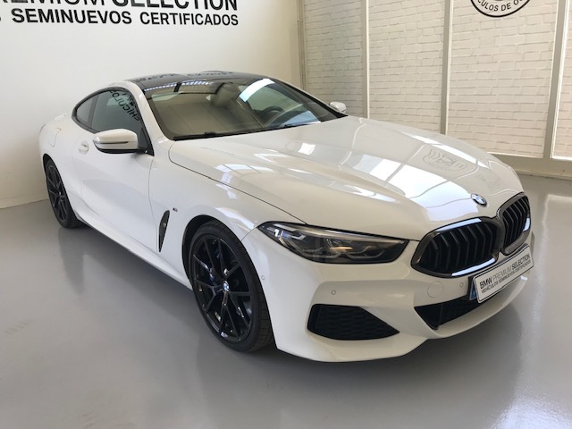 BMW Serie 8 840d Coupe color Blanco. Año 2020. 235KW(320CV). Diésel. En concesionario Lurauto Bizkaia de Vizcaya