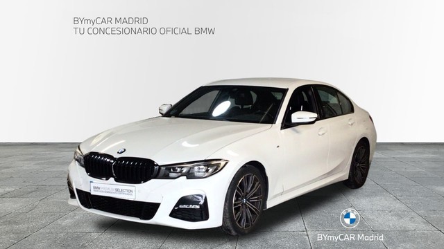 BMW Serie 3 318d color Blanco. Año 2022. 110KW(150CV). Diésel. En concesionario BYmyCAR Madrid - Alcalá de Madrid