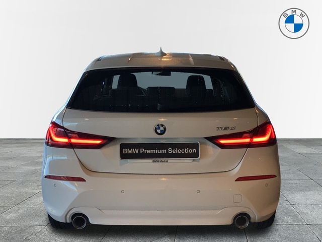 BMW Serie 1 118d color Blanco. Año 2020. 110KW(150CV). Diésel. En concesionario BYmyCAR Madrid - Alcalá de Madrid