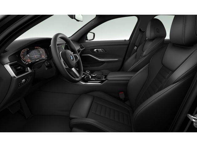 BMW Serie 3 318d color Negro. Año 2022. 110KW(150CV). Diésel. En concesionario MOTOR MUNICH S.A.U  - Terrassa de Barcelona