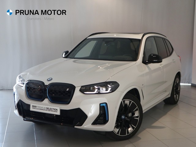 BMW iX3 M Sport color Blanco. Año 2022. 210KW(286CV). Eléctrico. En concesionario Pruna Motor, S.L de Barcelona