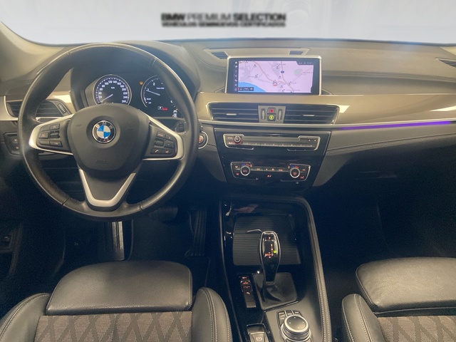 BMW X1 sDrive18d color Negro. Año 2021. 110KW(150CV). Diésel. En concesionario Automotor Premium Viso - Málaga de Málaga