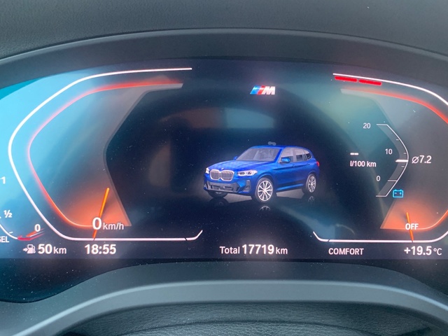 BMW X3 xDrive20d color Azul. Año 2022. 140KW(190CV). Diésel. En concesionario Celtamotor Caldas Reis de Pontevedra