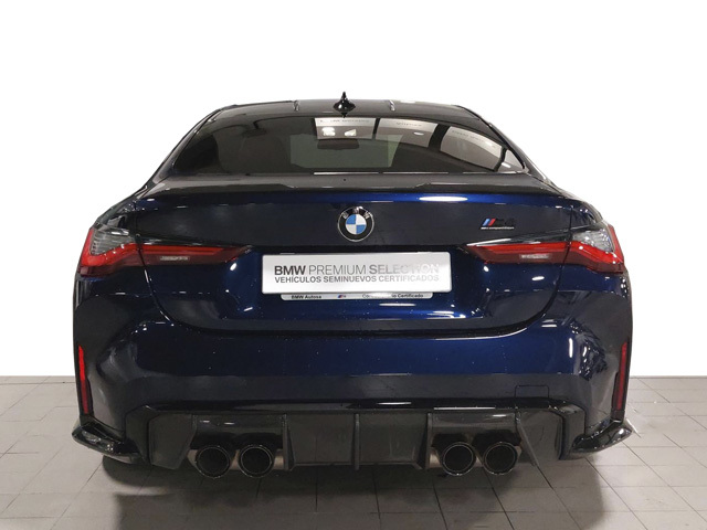 BMW M M4 Coupe Competition color Azul. Año 2022. 375KW(510CV). Gasolina. En concesionario Automóviles Oviedo S.A. de Asturias