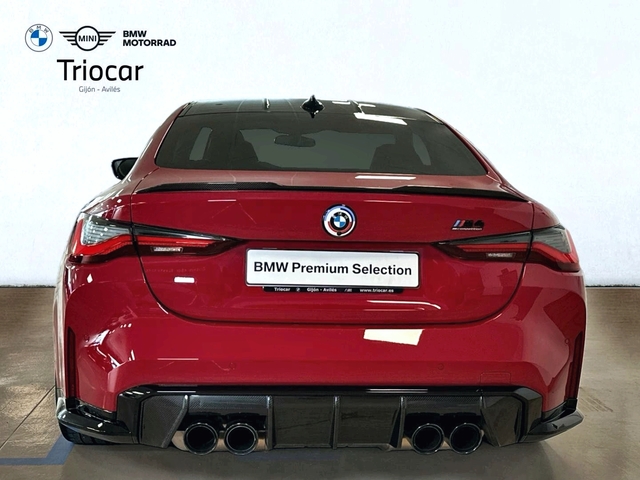 BMW M M4 Coupe color Rojo. Año 2023. 375KW(510CV). Gasolina. En concesionario Triocar Avilés (Bmw y Mini) de Asturias