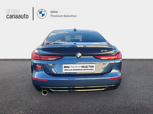 BMW Serie 2 218i Gran Coupe color Azul. Año 2022. 103KW(140CV). Gasolina. En concesionario RAC MAS MOTOR de Sta. C. Tenerife