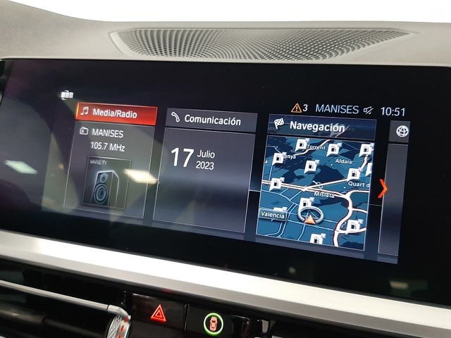 BMW Serie 3 320d color Negro. Año 2019. 140KW(190CV). Diésel. En concesionario Automoviles Bertolin, S.L. de Valencia