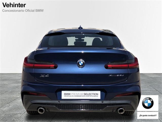 BMW X4 xDrive25d color Azul. Año 2018. 170KW(231CV). Diésel. En concesionario Vehinter Aguacate de Madrid