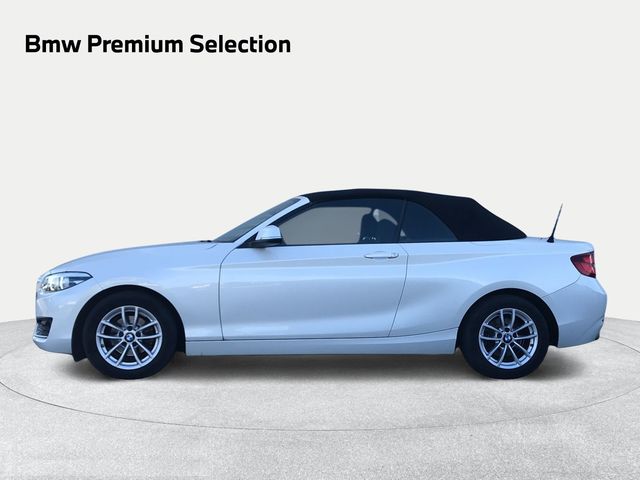 BMW Serie 2 218d Cabrio color Blanco. Año 2019. 110KW(150CV). Diésel. 