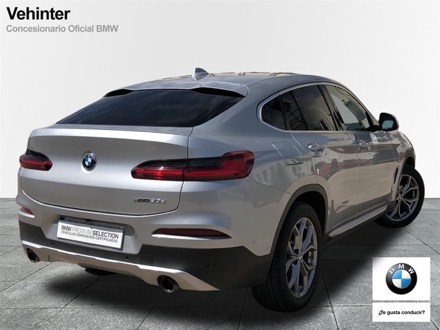 BMW X4 xDrive20d color Gris Plata. Año 2020. 140KW(190CV). Diésel. En concesionario Vehinter Getafe de Madrid