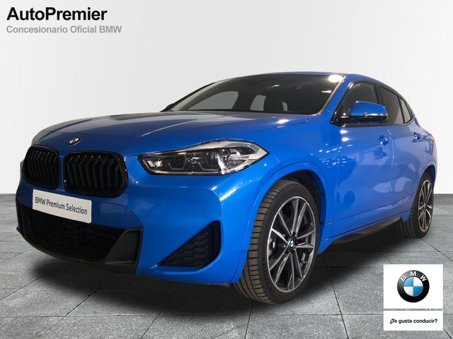 BMW X2 sDrive18d color Azul. Año 2022. 110KW(150CV). Diésel. En concesionario Auto Premier, S.A. - MADRID de Madrid