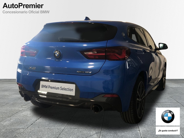 BMW X2 sDrive18d color Azul. Año 2022. 110KW(150CV). Diésel. En concesionario Auto Premier, S.A. - ALCALÁ DE HENARES de Madrid