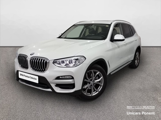 BMW X3 xDrive20d color Blanco. Año 2020. 140KW(190CV). Diésel. En concesionario Unicars Ponent de Lleida