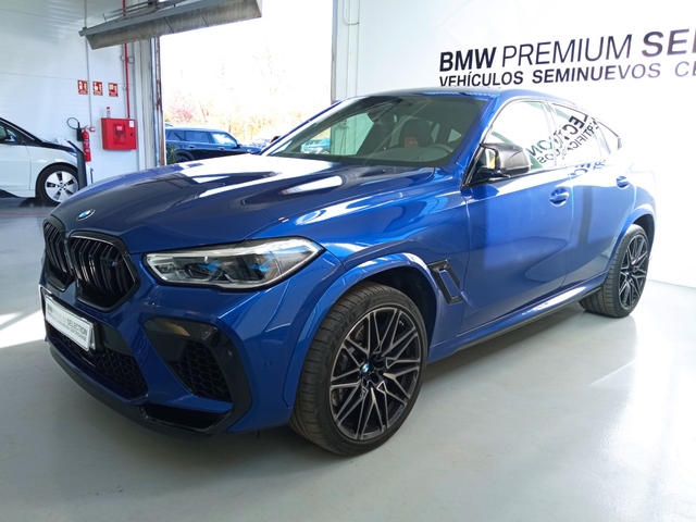 BMW M X6 M color Azul. Año 2021. 441KW(600CV). Gasolina. En concesionario Lurauto Gipuzkoa de Guipuzcoa