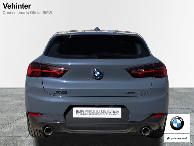 BMW X2 sDrive18d color Gris. Año 2022. 110KW(150CV). Diésel. En concesionario Vehinter Getafe de Madrid