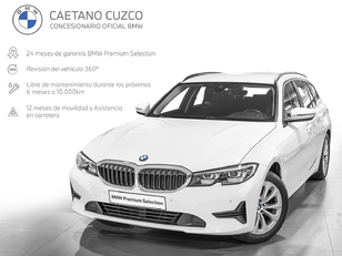 Fotos de BMW Serie 3 320d Touring color Blanco. Año 2020. 140KW(190CV). Diésel. En concesionario Caetano Cuzco Raimundo Fernandez Villaverde, 45 de Madrid