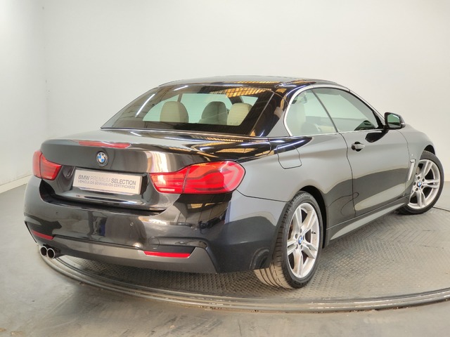 BMW Serie 4 430i Cabrio color Negro. Año 2019. 185KW(252CV). Gasolina. En concesionario Proa Premium Palma de Baleares