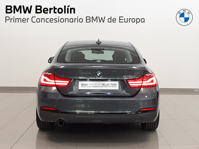 BMW Serie 4 418d Gran Coupe color Gris. Año 2019. 110KW(150CV). Diésel. En concesionario Automoviles Bertolin, S.L. de Valencia