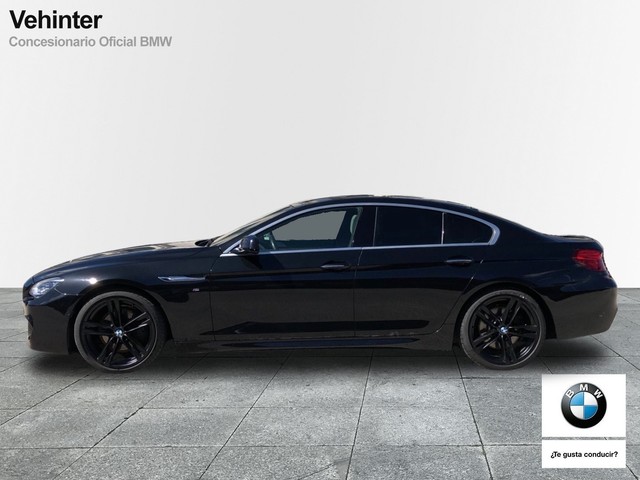 BMW Serie 6 640d Gran Coupe color Negro. Año 2016. 230KW(313CV). Diésel. En concesionario Vehinter Getafe de Madrid