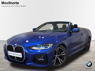 Fotos de BMW Serie 4 420i Cabrio color Azul. Año 2022. 135KW(184CV). Gasolina. En concesionario Movilnorte El Plantio de Madrid