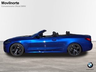Fotos de BMW Serie 4 420i Cabrio color Azul. Año 2022. 135KW(184CV). Gasolina. En concesionario Movilnorte El Plantio de Madrid