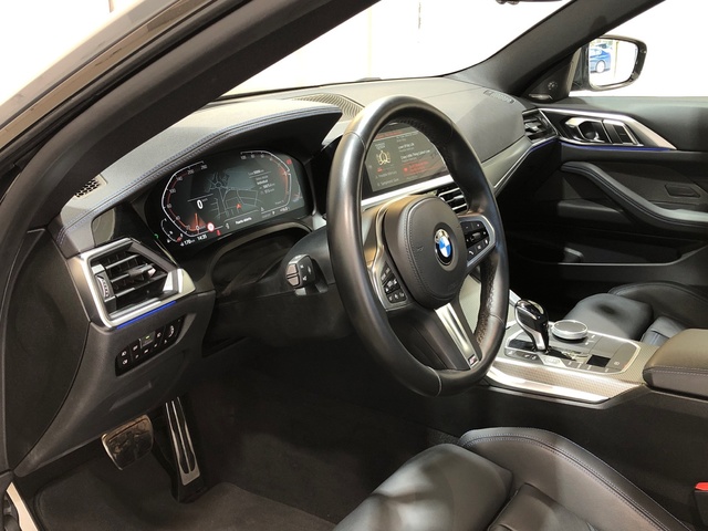 BMW Serie 4 430i Coupe color Gris. Año 2021. 190KW(258CV). Gasolina. En concesionario Movilnorte El Plantio de Madrid