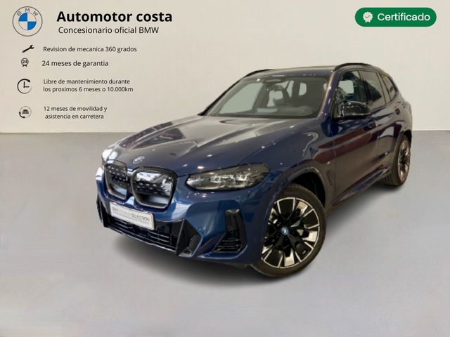 BMW iX3 M Sport color Azul. Año 2023. 210KW(286CV). Eléctrico. En concesionario Automotor Costa, S.L.U. de Almería