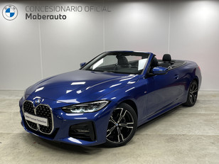 Fotos de BMW Serie 4 420d Cabrio color Azul. Año 2022. 140KW(190CV). Diésel. En concesionario Maberauto de Castellón