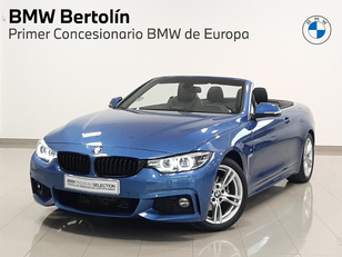 Fotos de BMW Serie 4 420d Cabrio color Azul. Año 2020. 140KW(190CV). Diésel. En concesionario Automoviles Bertolin, S.L. de Valencia