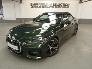 Fotos de BMW Serie 4 420d Cabrio color Verde. Año 2022. 140KW(190CV). Diésel. En concesionario Autoberón de La Rioja