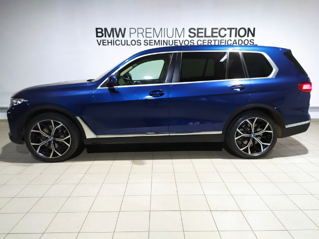 BMW X7 xDrive40d color Azul. Año 2022. 250KW(340CV). Diésel. En concesionario Hispamovil Elche de Alicante
