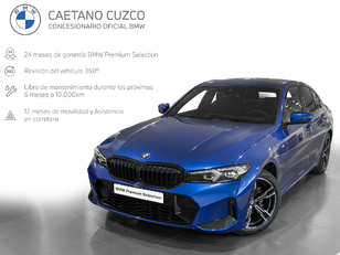 Fotos de BMW Serie 3 318d color Azul. Año 2023. 110KW(150CV). Diésel. En concesionario Caetano Cuzco, Salvatierra de Madrid