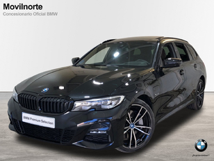 Fotos de BMW Serie 3 330e Touring color Negro. Año 2022. 215KW(292CV). Híbrido Electro/Gasolina. En concesionario Movilnorte El Carralero de Madrid
