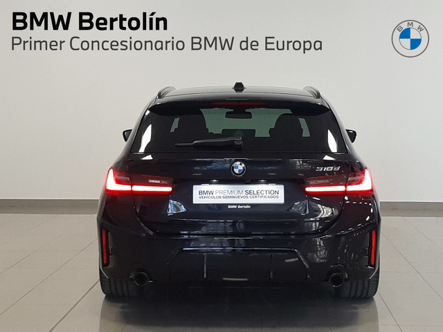 BMW Serie 3 318d Touring color Negro. Año 2023. 110KW(150CV). Diésel. En concesionario Automoviles Bertolin, S.L. de Valencia