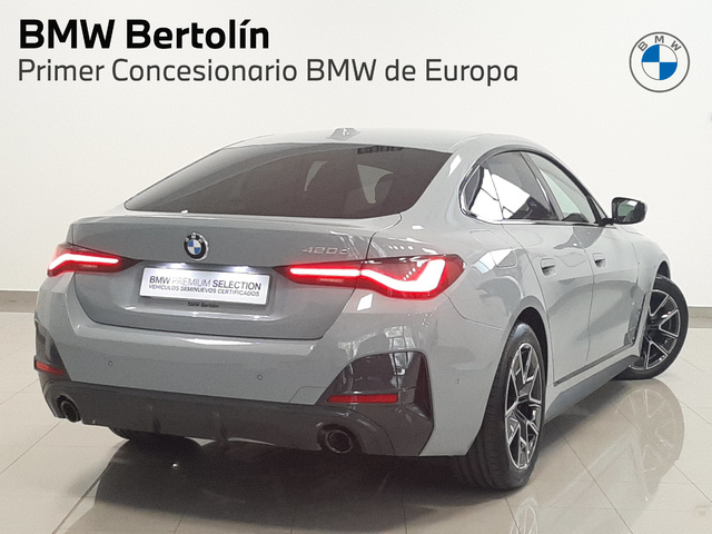 BMW Serie 4 420d Gran Coupe color Gris. Año 2023. 140KW(190CV). Diésel. En concesionario Automoviles Bertolin, S.L. de Valencia