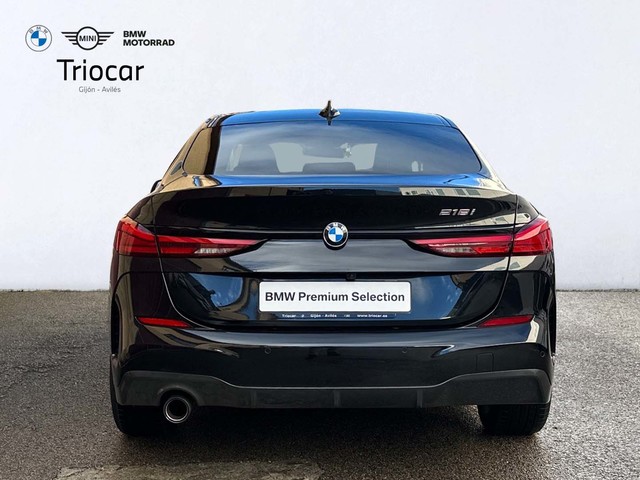 BMW Serie 2 218i Gran Coupe color Negro. Año 2023. 103KW(140CV). Gasolina. En concesionario Triocar Avilés (Bmw y Mini) de Asturias