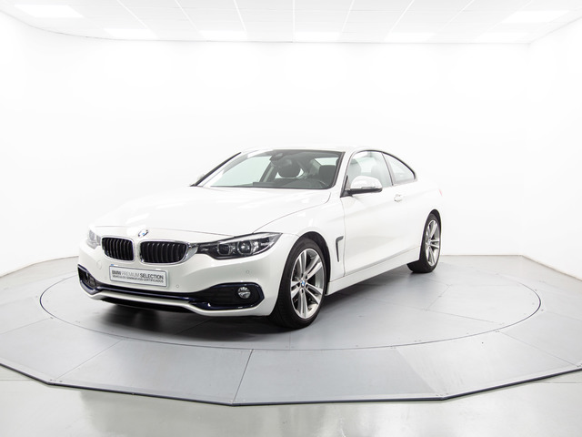 BMW Serie 4 420d Coupe color Blanco. Año 2019. 140KW(190CV). Diésel. En concesionario Movil Begar Alcoy de Alicante