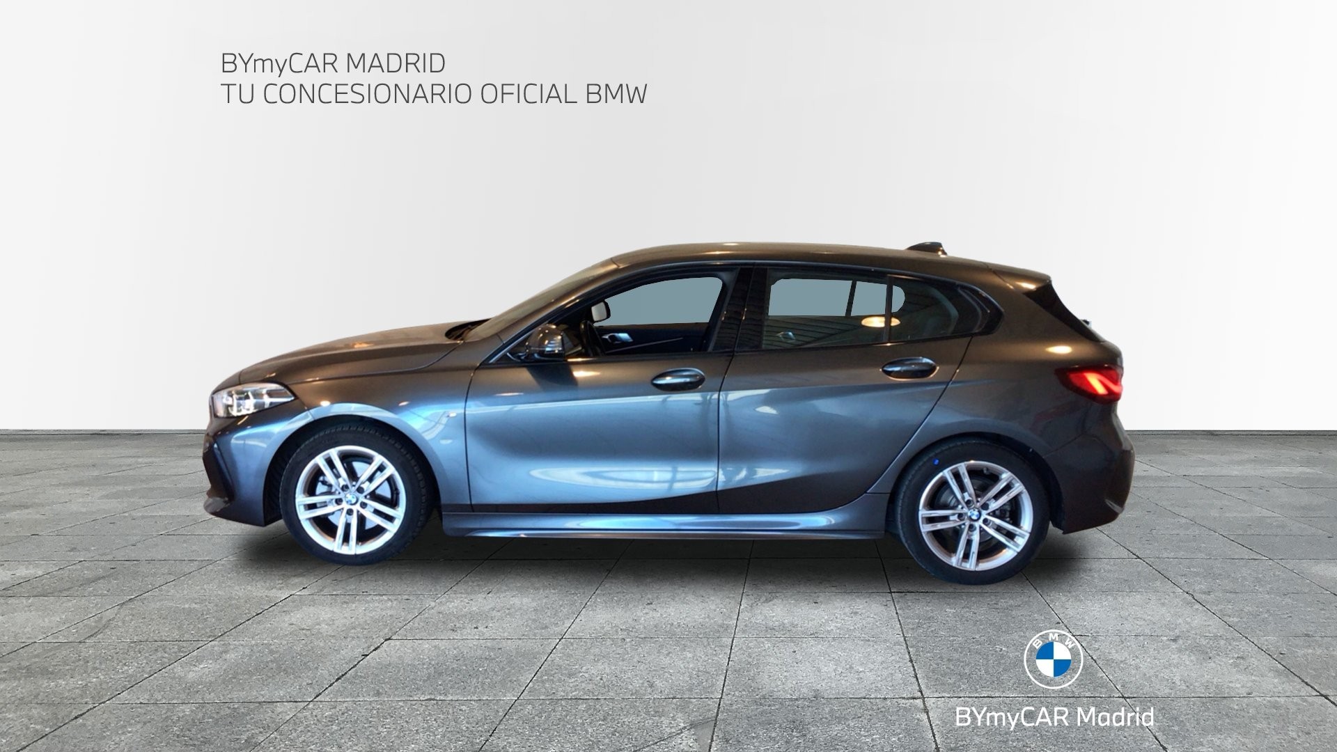 BMW Serie 1 118d color Gris. Año 2020. 110KW(150CV). Diésel. En concesionario BYmyCAR Madrid - Alcalá de Madrid
