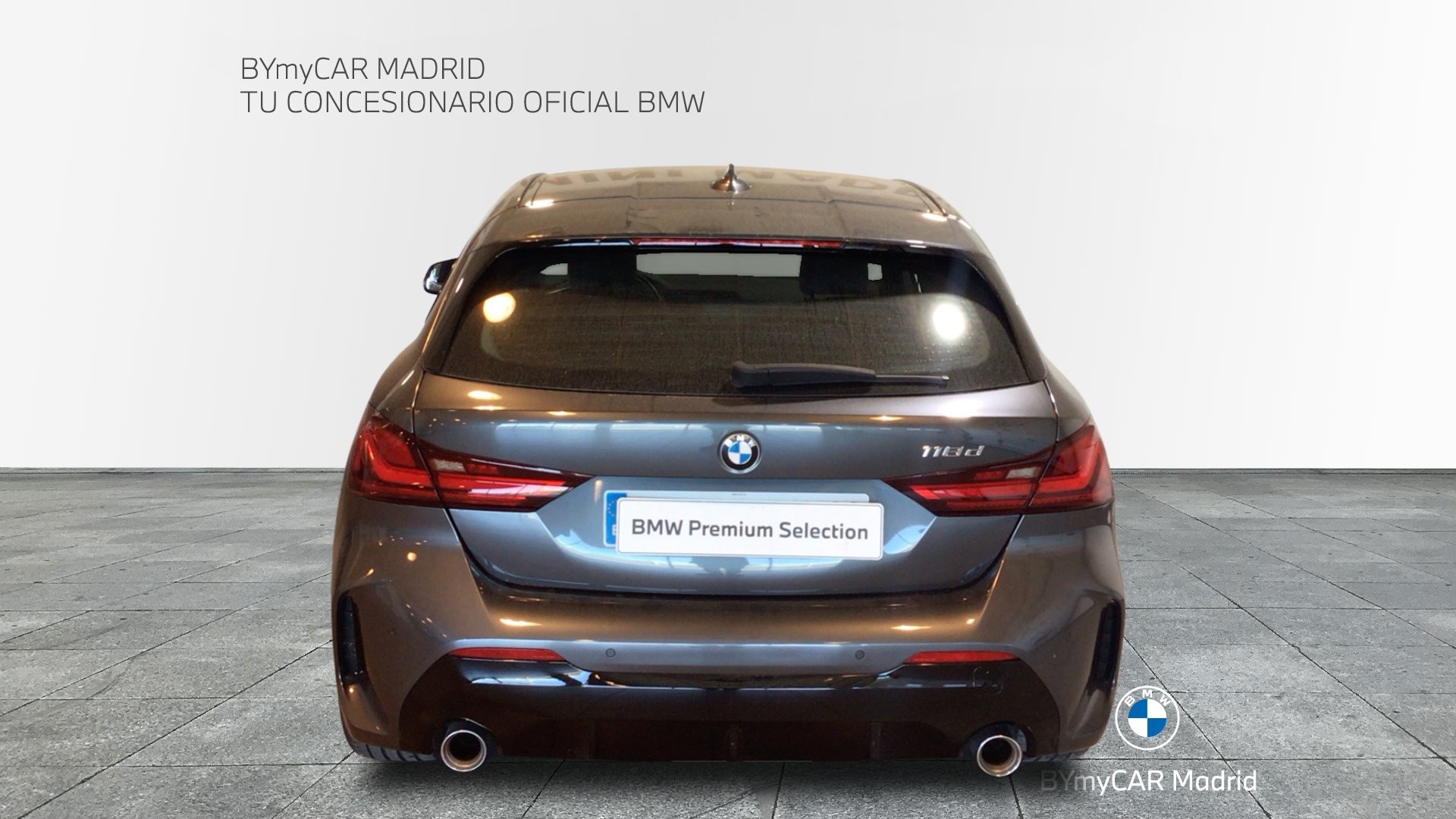 BMW Serie 1 118d color Gris. Año 2020. 110KW(150CV). Diésel. En concesionario BYmyCAR Madrid - Alcalá de Madrid