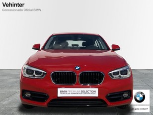 Fotos de BMW Serie 1 120i color Rojo. Año 2017. 135KW(184CV). Gasolina. En concesionario Vehinter Getafe de Madrid