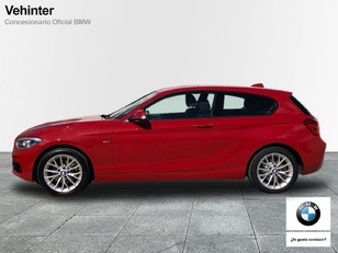 Fotos de BMW Serie 1 120i color Rojo. Año 2017. 135KW(184CV). Gasolina. En concesionario Vehinter Getafe de Madrid