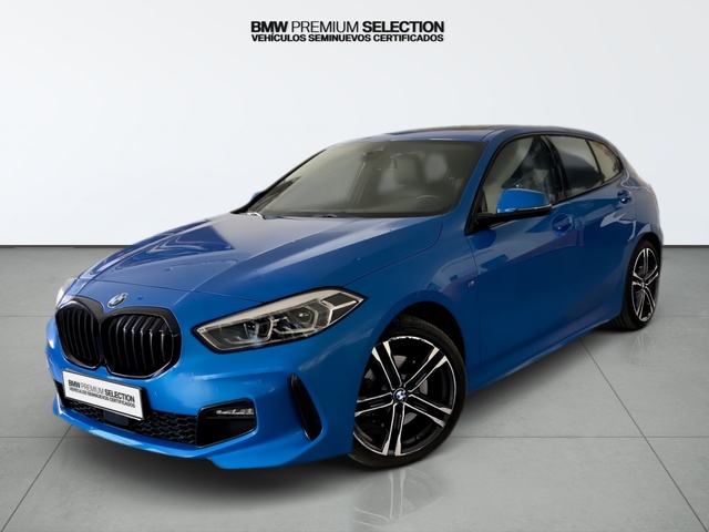 BMW Serie 1 118i color Azul. Año 2022. 103KW(140CV). Gasolina. En concesionario Automotor Premium Viso - Málaga de Málaga