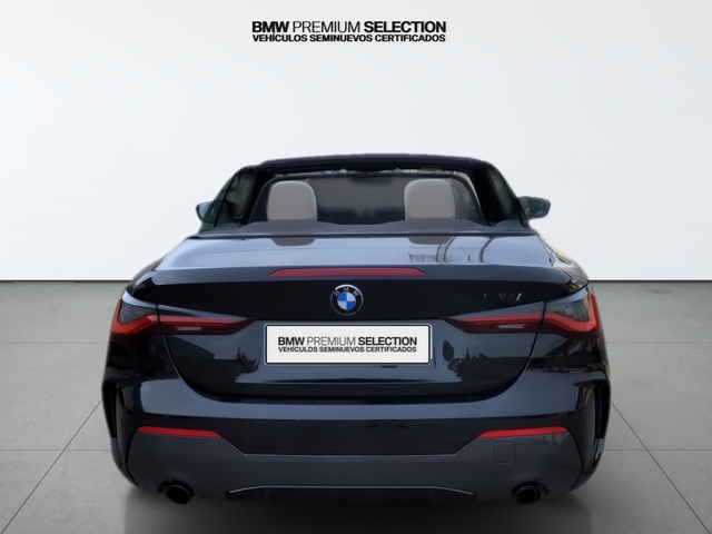 BMW Serie 4 420i Cabrio color Negro. Año 2023. 135KW(184CV). Gasolina. En concesionario Automotor Premium Fuengirola - Málaga de Málaga