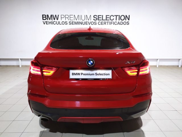 BMW X4 xDrive20d color Rojo. Año 2018. 140KW(190CV). Diésel. En concesionario Hispamovil Elche de Alicante