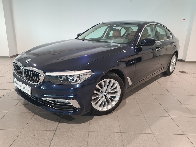 BMW Serie 5 520d color Azul. Año 2017. 140KW(190CV). Diésel. En concesionario Movitransa Cars Huelva de Huelva