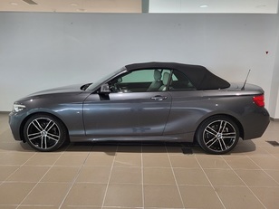 Fotos de BMW Serie 2 218d Cabrio color Gris. Año 2019. 110KW(150CV). Diésel. En concesionario Movitransa Cars Huelva de Huelva