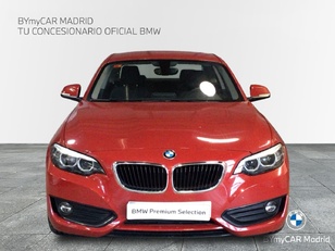 Fotos de BMW Serie 2 218d Coupe color Rojo. Año 2018. 110KW(150CV). Diésel. En concesionario BYmyCAR Madrid - Alcalá de Madrid