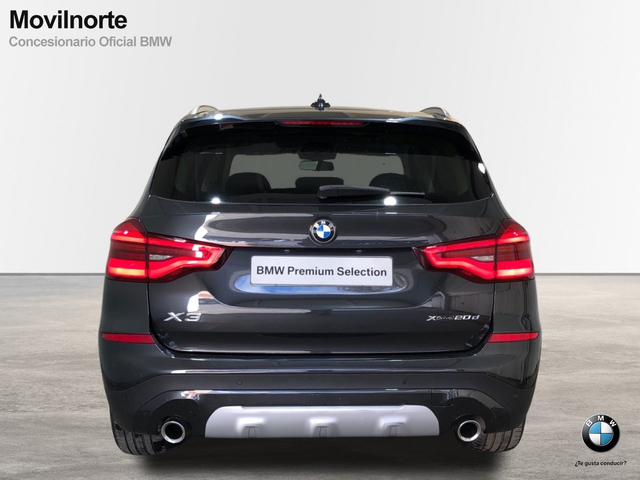 BMW X3 xDrive20d color Gris. Año 2019. 140KW(190CV). Diésel. En concesionario Movilnorte Las Rozas de Madrid
