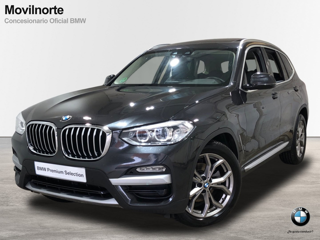 BMW X3 xDrive20d color Gris. Año 2019. 140KW(190CV). Diésel. En concesionario Movilnorte El Plantio de Madrid